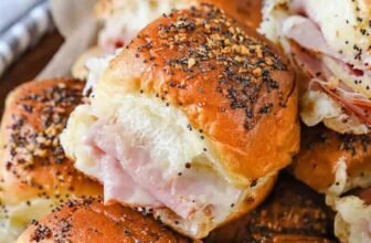 Baked Ham and Cheese Sliders
