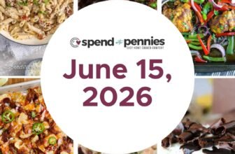 Weekly Meal Plan June 15, 2026